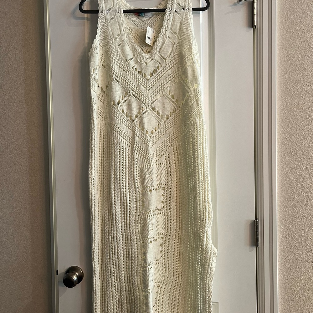 Free People Crochet dress/ swim cover up